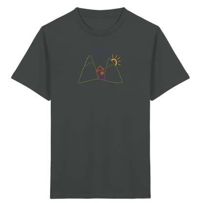 Fröhliches Bergpanorama Kinder T-Shirt - Kinder Bio T-Shirt