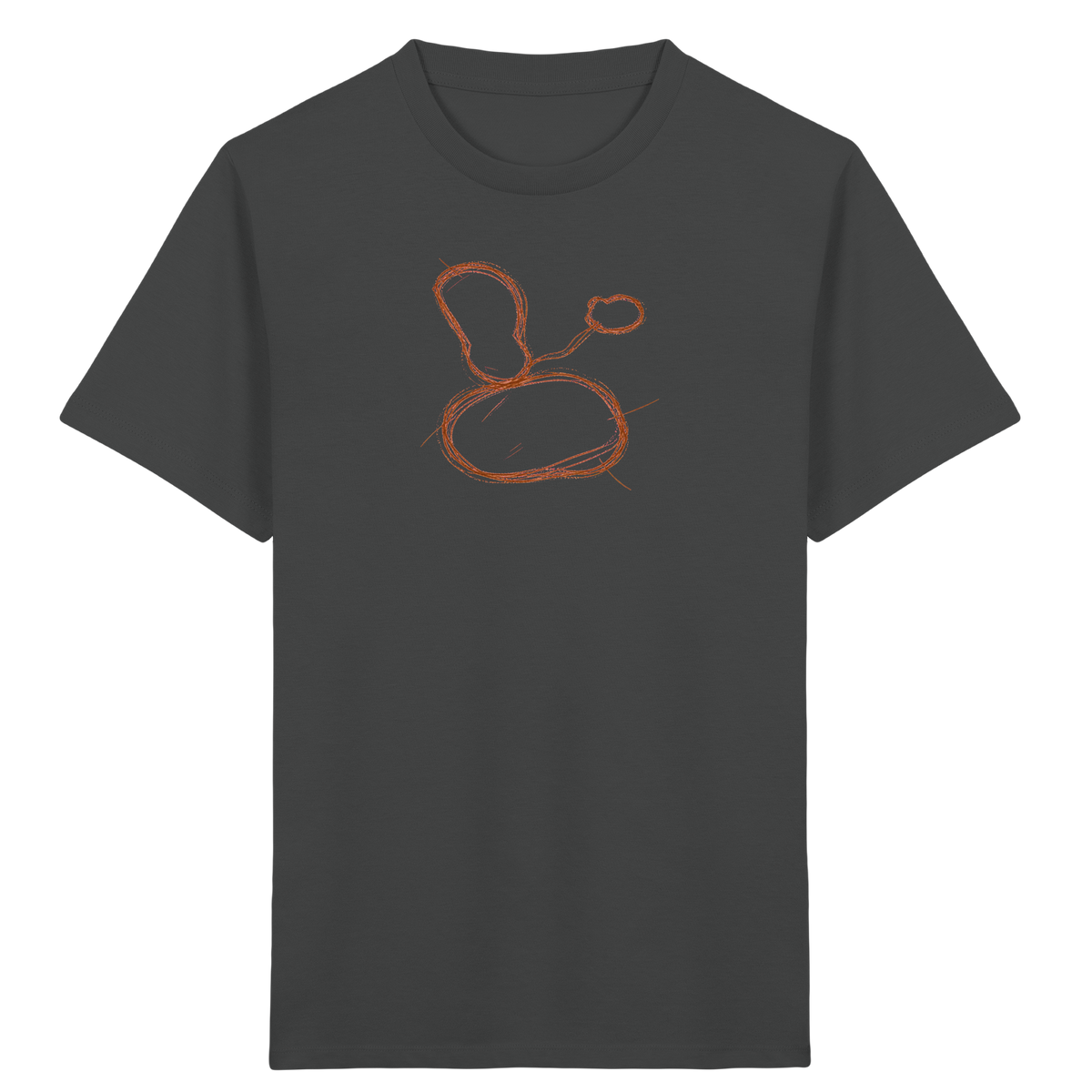Kastanienbraune Formenfamilie Shirt - Kinder Bio T-Shirt