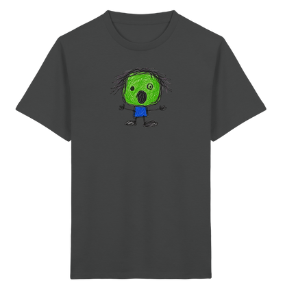 Kritzelkopf beim Staunen - Kinder Bio T-Shirt