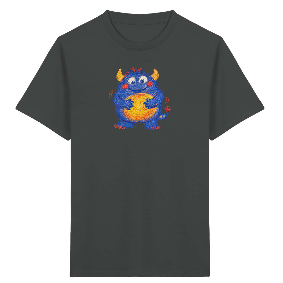 Bauchklopfer Monster Kinder Shirt - Kinder Bio T-Shirt