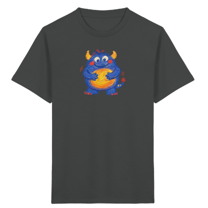 Bauchklopfer Monster Kinder Shirt - Kinder Bio T-Shirt