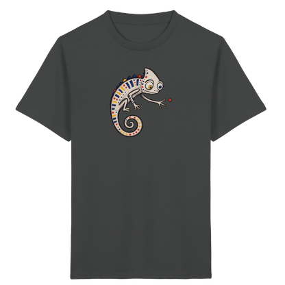 Verspieltes Chamäleon Kinder T-Shirt bunt - Kinder Bio T-Shirt
