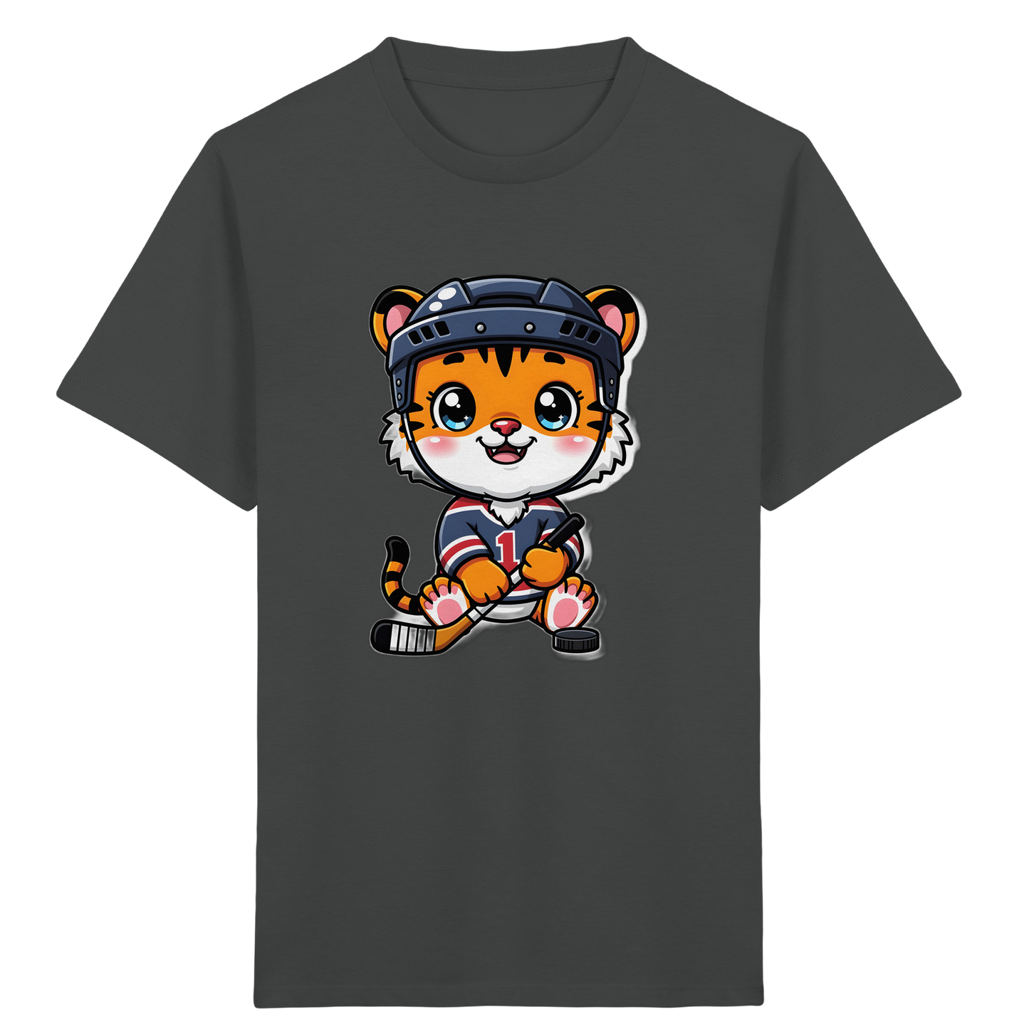 Eishockey Tiger: Cooles Kinder T-Shirt