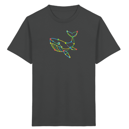 Farbpunkt Wal Kinder Motiv - Kinder Bio T-Shirt