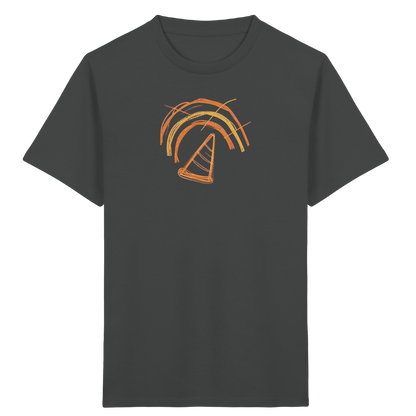 Wackelregenbogen mit Schultüte - Kinder Bio T-Shirt