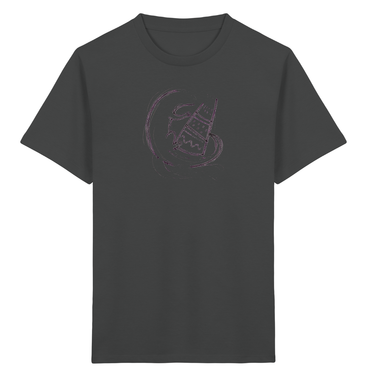 Otter mit grauer Schultüte - Kinder Bio T-Shirt