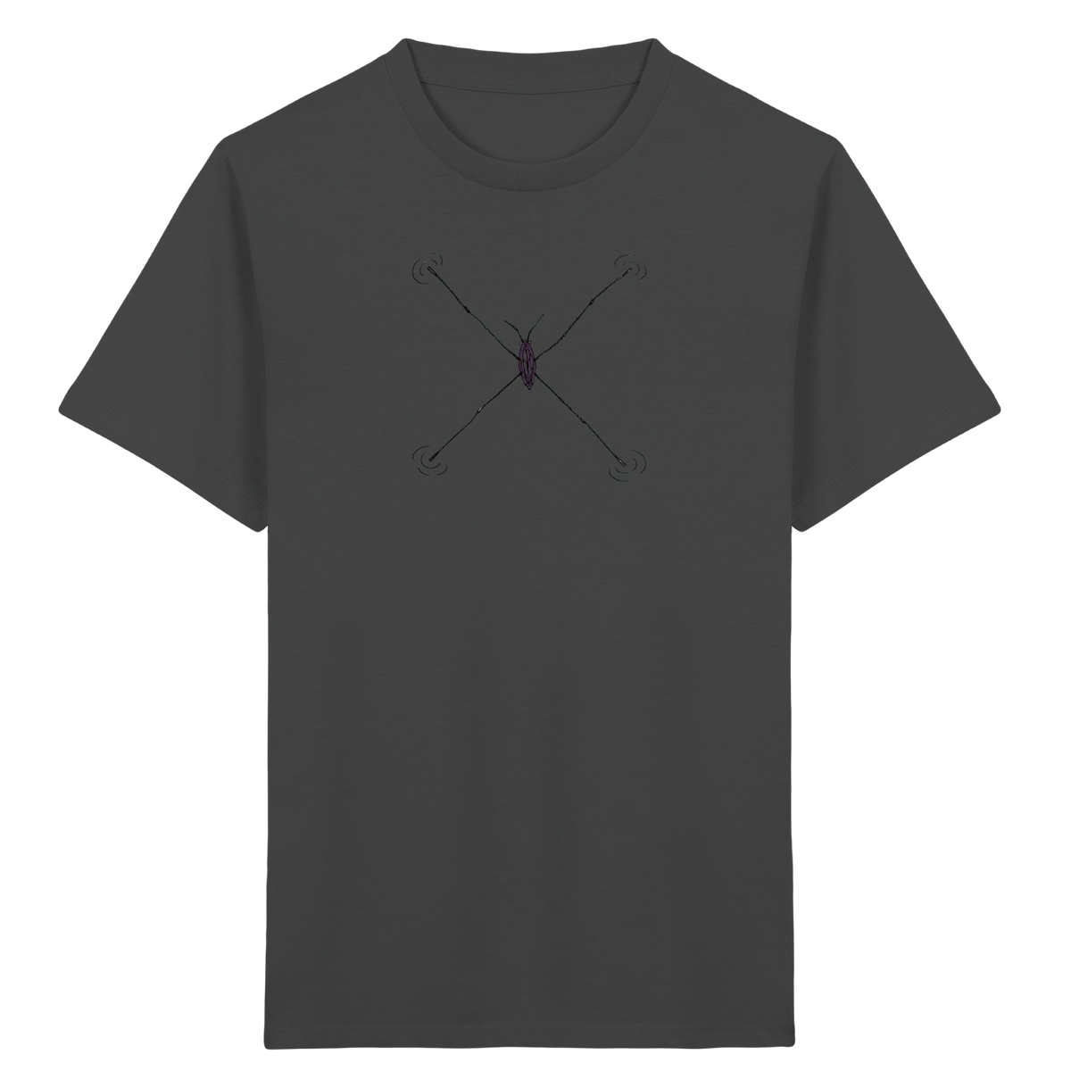 Wasserläufer von oben - Kinder Bio T-Shirt
