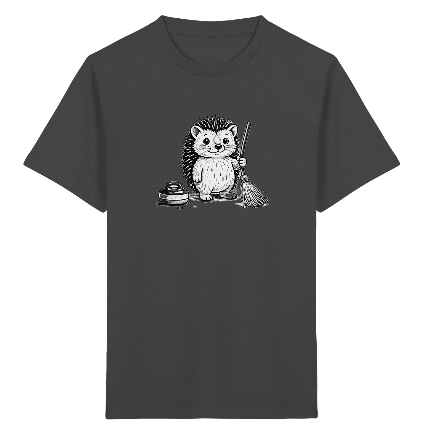 Igel beim Curling: Kinder T-Shirt - Kinder Bio T-Shirt