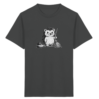 Igel beim Curling: Kinder T-Shirt - Kinder Bio T-Shirt