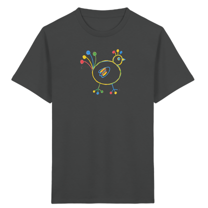 Farbpunkt-Huhn für Kinder - Kinder Bio T-Shirt