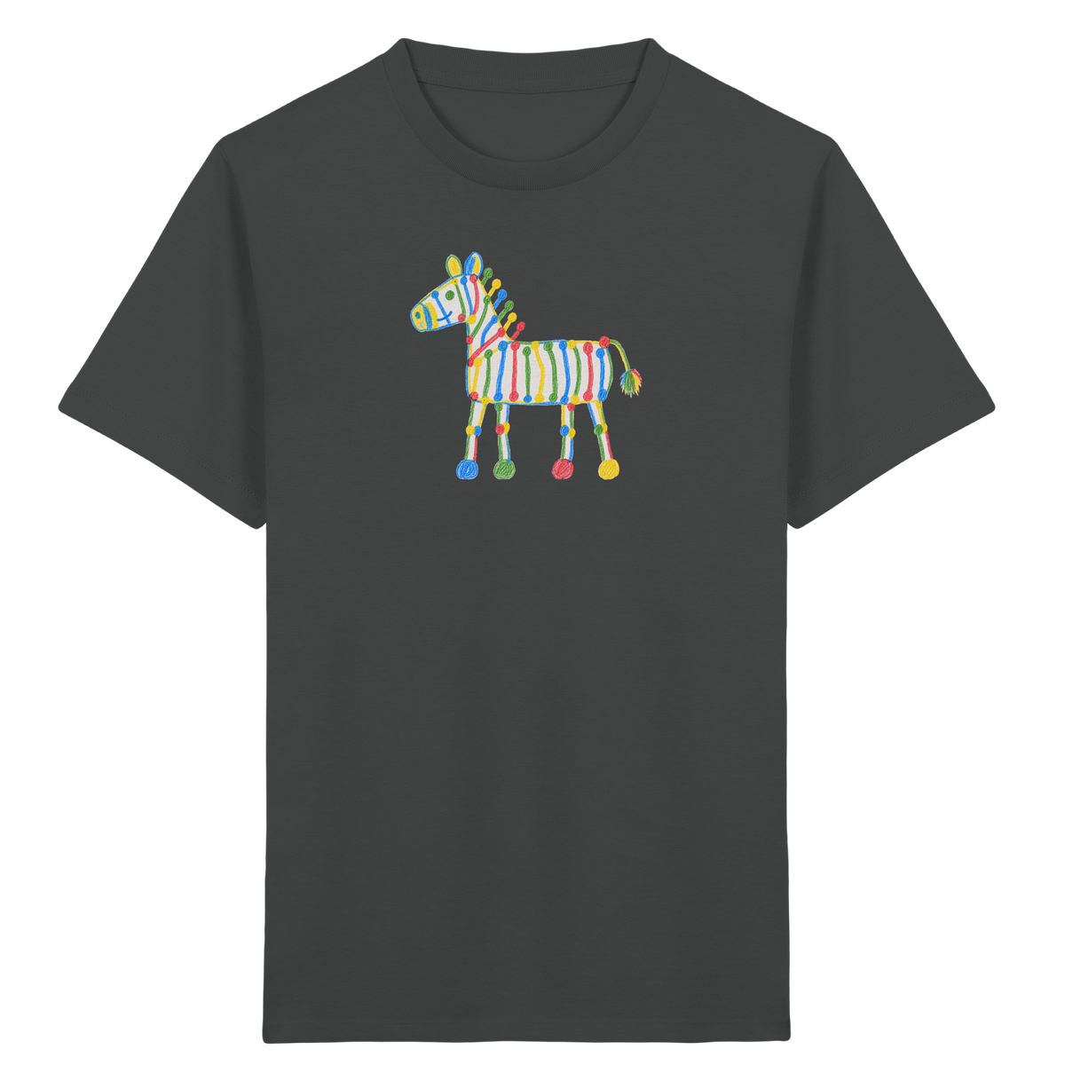 Farbpunkt Zebra für Kinder - Kinder Bio T-Shirt