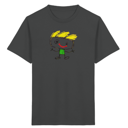 Kritzelkopf mit Windhaar - Kinder Bio T-Shirt