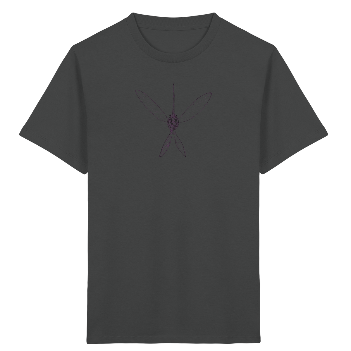 Kolibri von oben gezeichnet - Kinder Bio T-Shirt