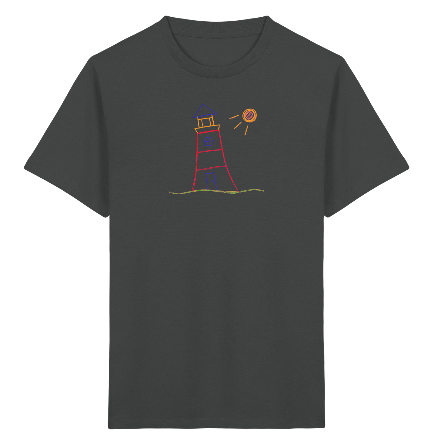 Maritimes Leuchtturm T-Shirt für Kinder - Kinder Bio T-Shirt