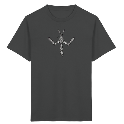 Känguru von oben gezeichnet - Kinder Bio T-Shirt