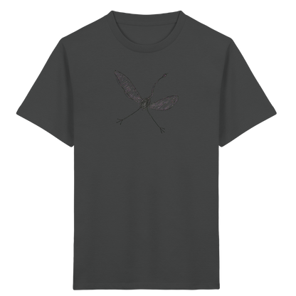 Kranich von oben - Kinder Bio T-Shirt