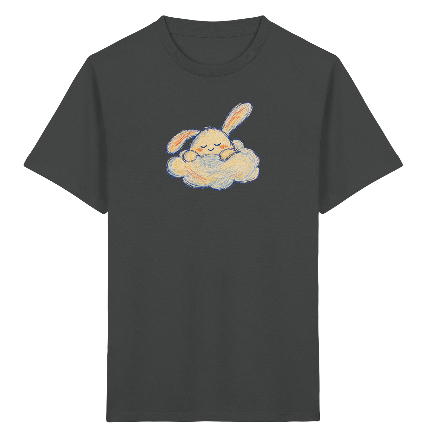 Schlafmonster im weichen Wolkenbett - Kinder Bio T-Shirt