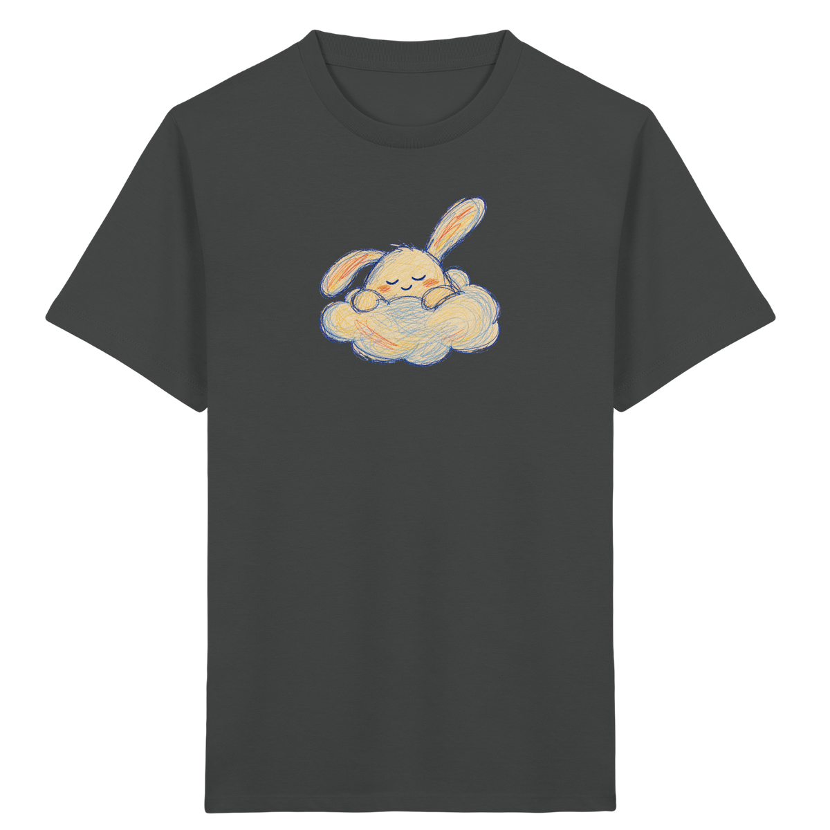 Schlafmonster im weichen Wolkenbett - Kinder Bio T-Shirt