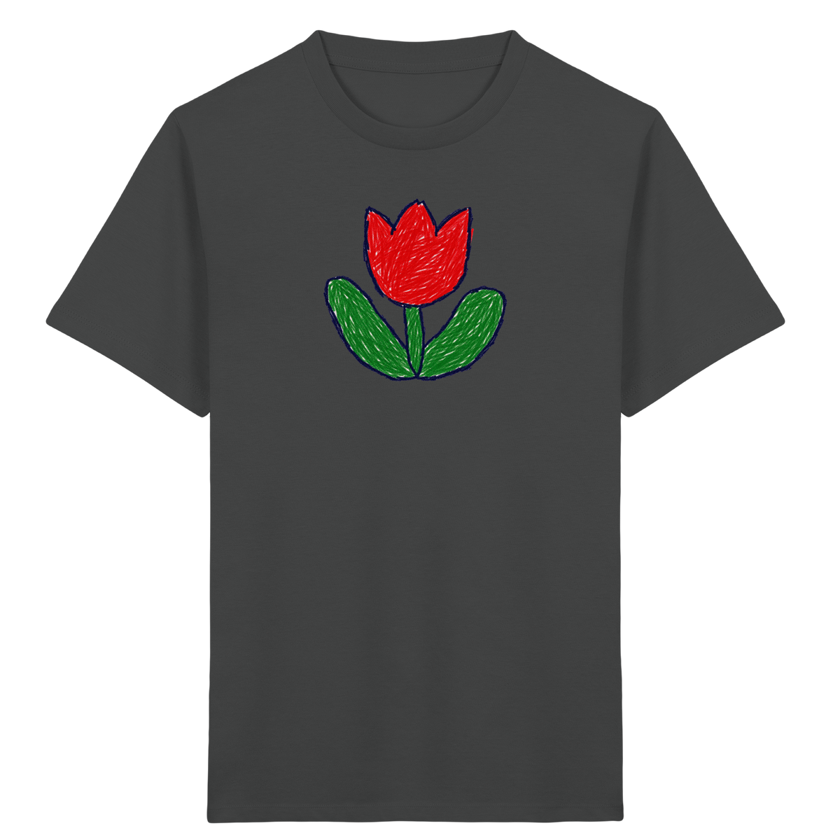 Kritzel Tulpe Kinder Shirt - Kinder Bio T-Shirt