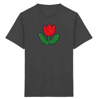 Kritzel Tulpe Kinder Shirt - Kinder Bio T-Shirt