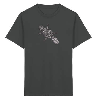 Biber von oben - Kinder Bio T-Shirt