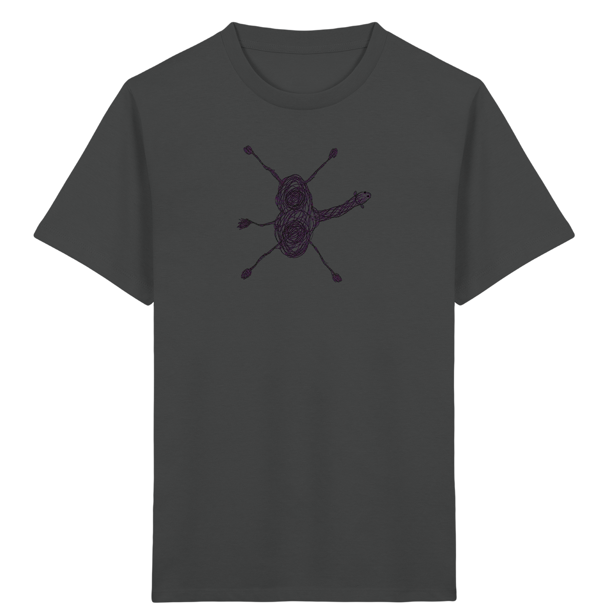 Kamel von oben gezeichnet - Kinder Bio T-Shirt