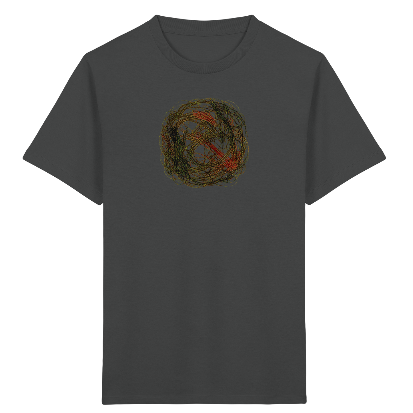 Wildes Kreide Knäuel Natur T-Shirt - Kinder Bio T-Shirt