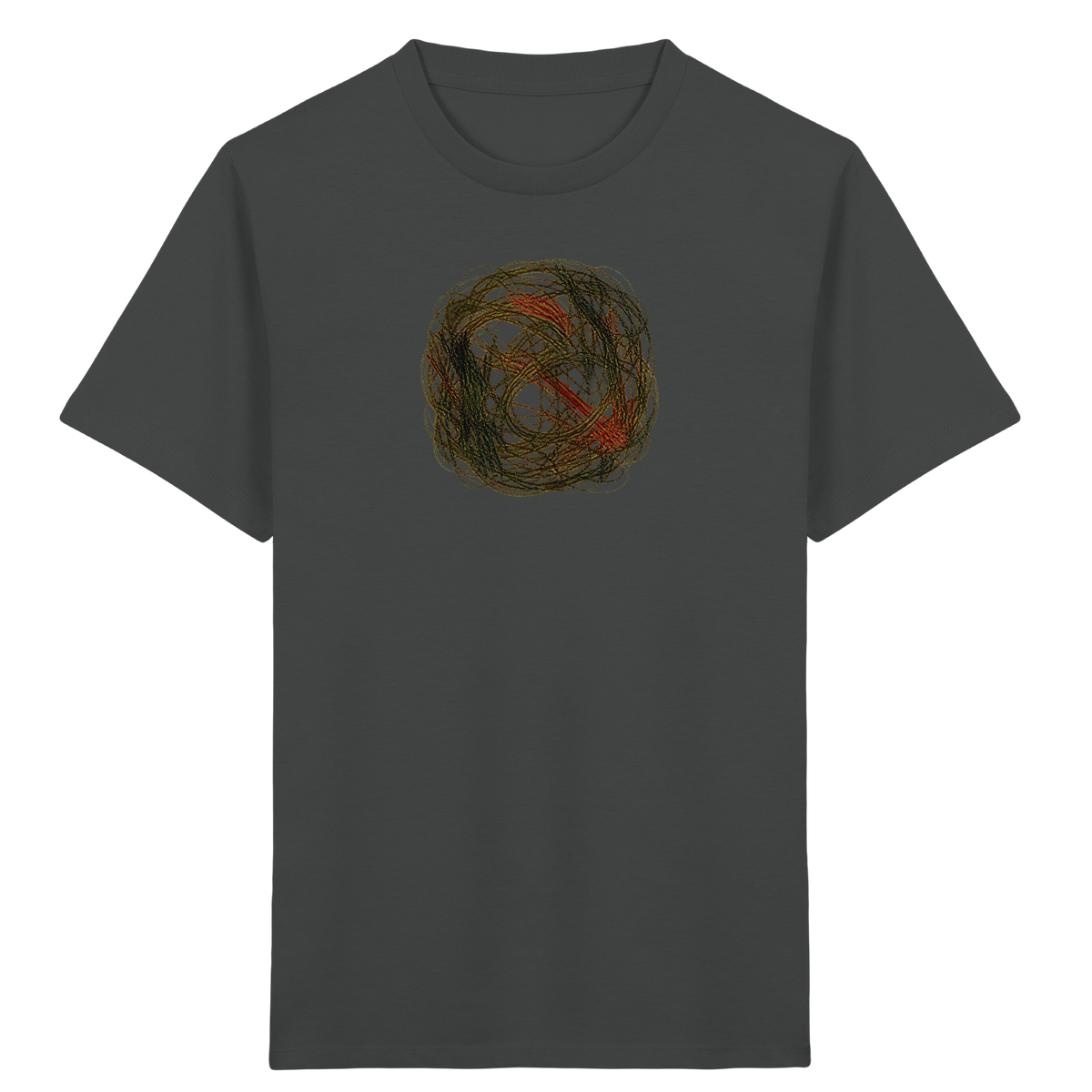 Wildes Kreide Knäuel Natur T-Shirt - Kinder Bio T-Shirt