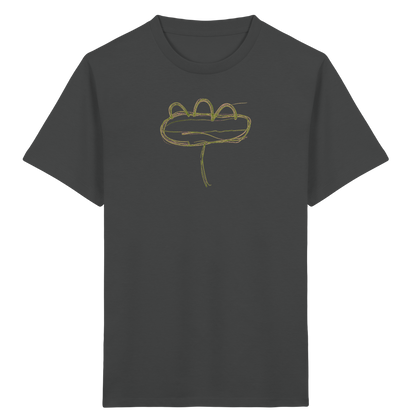 Moosgrüne Linieninsel Kinder T-Shirt - Kinder Bio T-Shirt