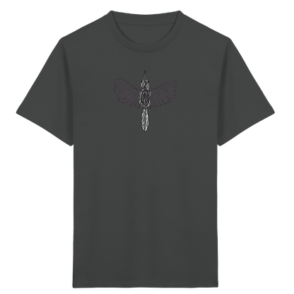 Specht von oben gezeichnet - Kinder Bio T-Shirt