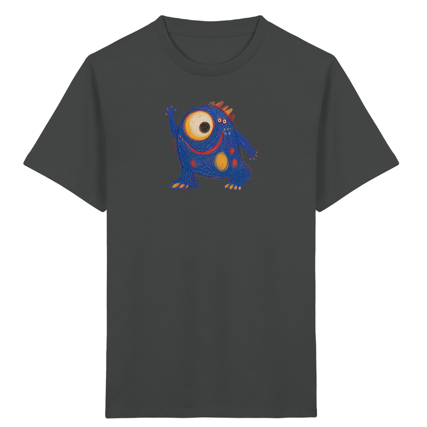 Kullerauge Kritzelmonster Kinder Shirt - Kinder Bio T-Shirt