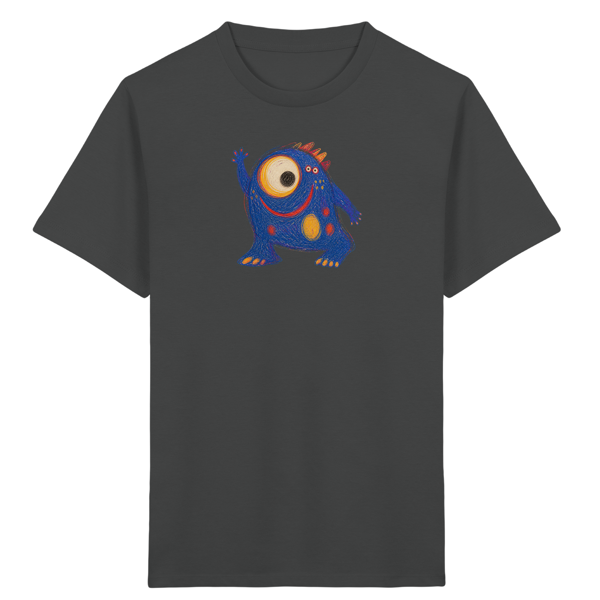 Kullerauge Kritzelmonster Kinder Shirt - Kinder Bio T-Shirt