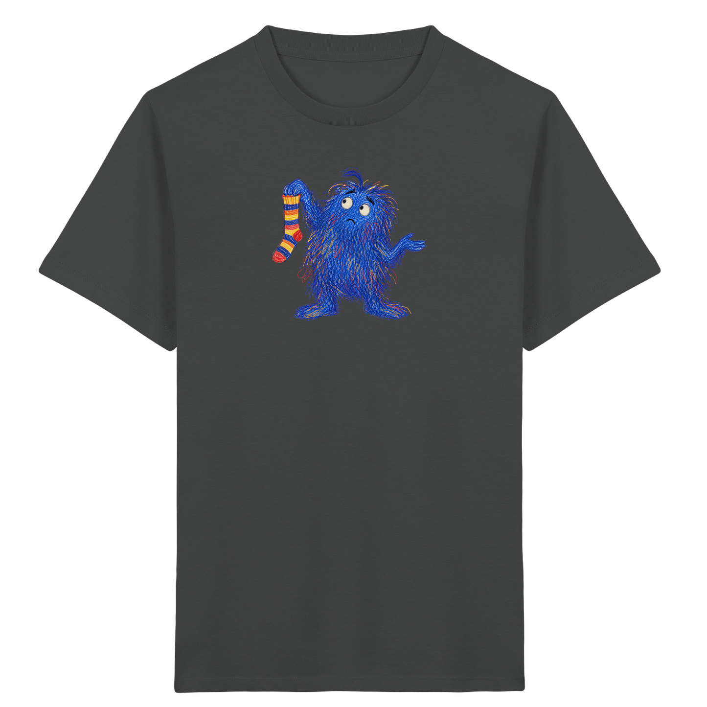 Sockensucher Monster Kinder T-Shirt - Kinder Bio T-Shirt