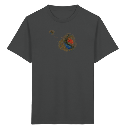 Abstraktes T-Shirt mit kunterbunten Knäueln - Kinder Bio T-Shirt