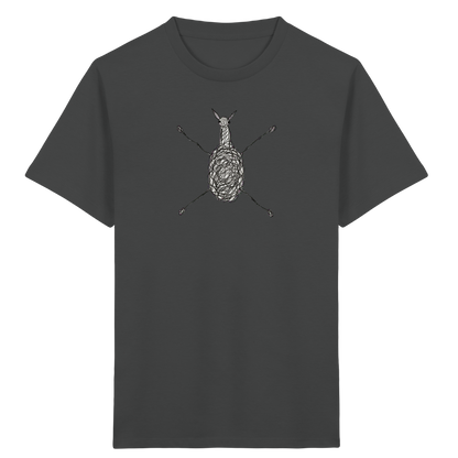 Alpaka von oben - Kinder Bio T-Shirt