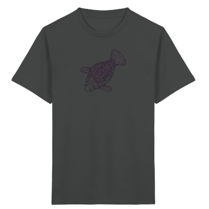 Seekuh von oben gezeichnet - Kinder Bio T-Shirt