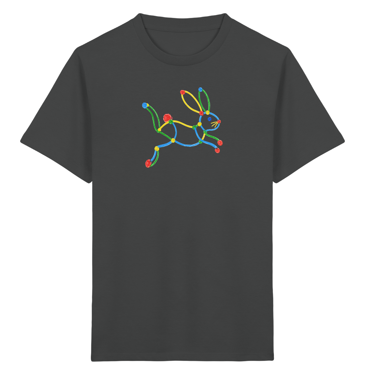 Farbpunkt Hase Kinder Shirt - Kinder Bio T-Shirt