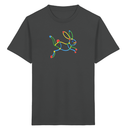 Farbpunkt Hase Kinder Shirt - Kinder Bio T-Shirt