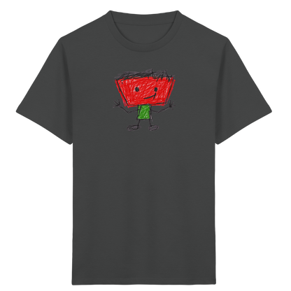 Kritzelkopf mit Zackenhaar - Kinder Bio T-Shirt