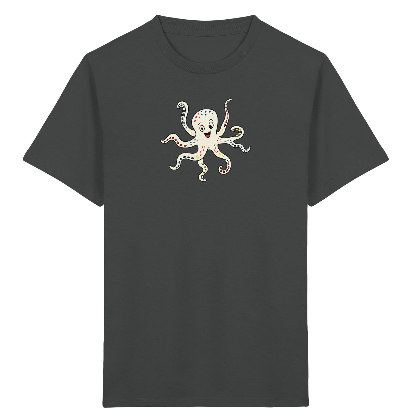 Fröhliches Kraken T-Shirt für Kinder - Kinder Bio T-Shirt
