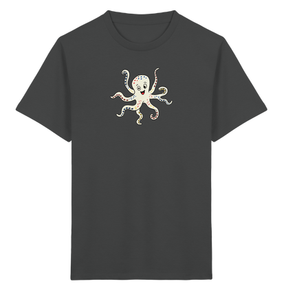 Fröhliches Kraken T-Shirt für Kinder - Kinder Bio T-Shirt