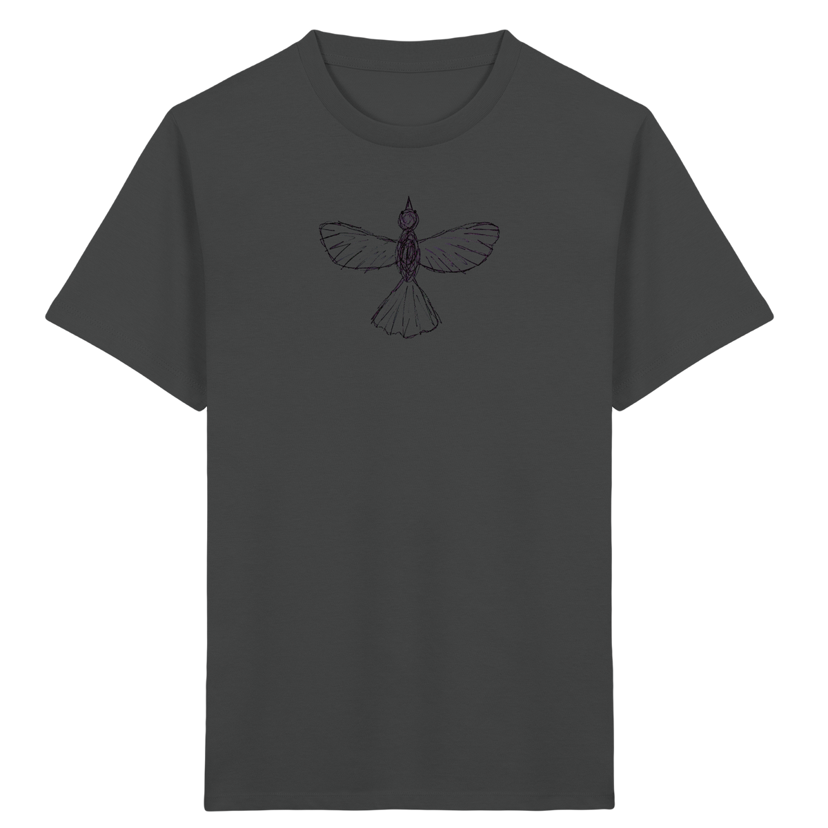 Vogel von oben - Kinder Bio T-Shirt