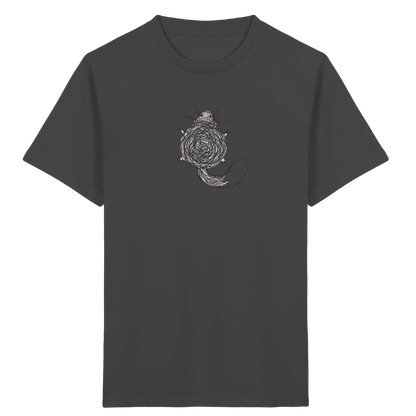 Chinchilla von oben gezeichnet - Kinder Bio T-Shirt