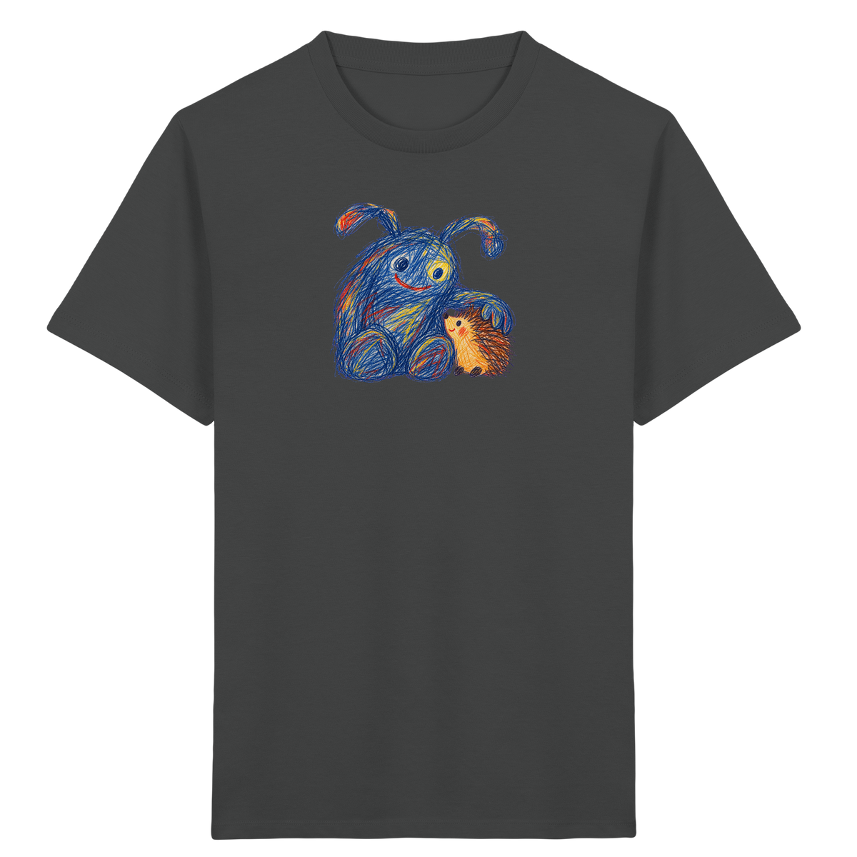 Igelkumpel Monster Freundschaft - Kinder Bio T-Shirt