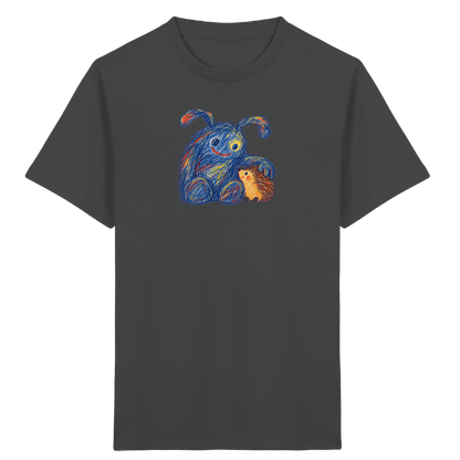 Igelkumpel Monster Freundschaft - Kinder Bio T-Shirt