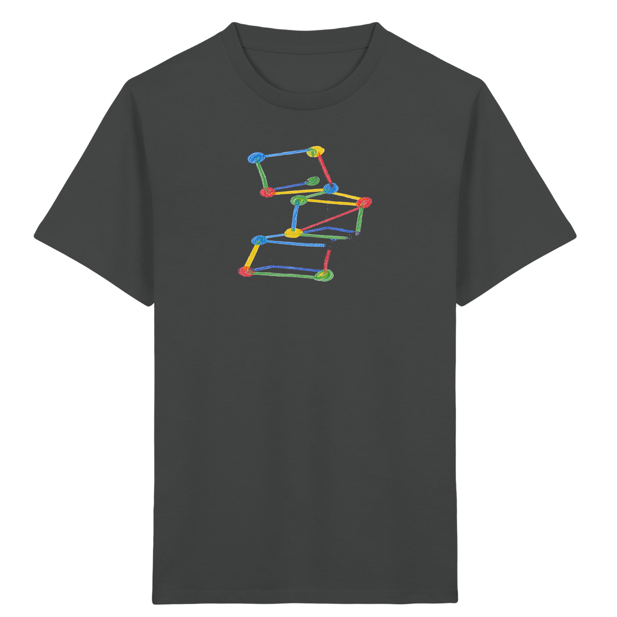 Bunte Bauklötze Farbpunkt - Kinder Bio T-Shirt