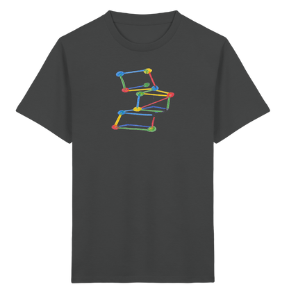 Bunte Bauklötze Farbpunkt - Kinder Bio T-Shirt