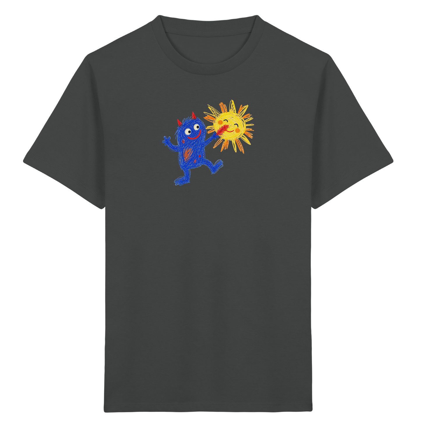 Sonnenkitzler Monster Kinder Shirt - Kinder Bio T-Shirt