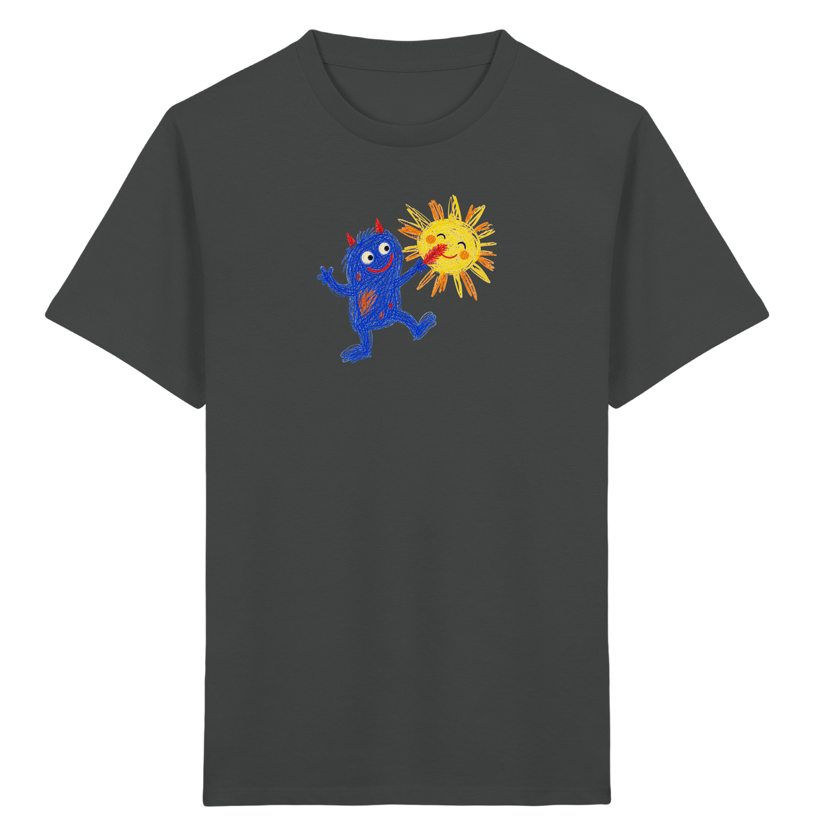 Sonnenkitzler Monster Kinder Shirt - Kinder Bio T-Shirt