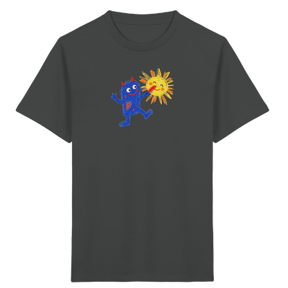 Sonnenkitzler Monster Kinder Shirt - Kinder Bio T-Shirt